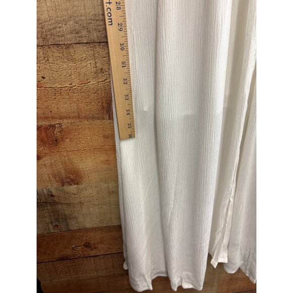 White Lace Trim Midi Dress Large By Beyond The Radar - Picture 4 of 6